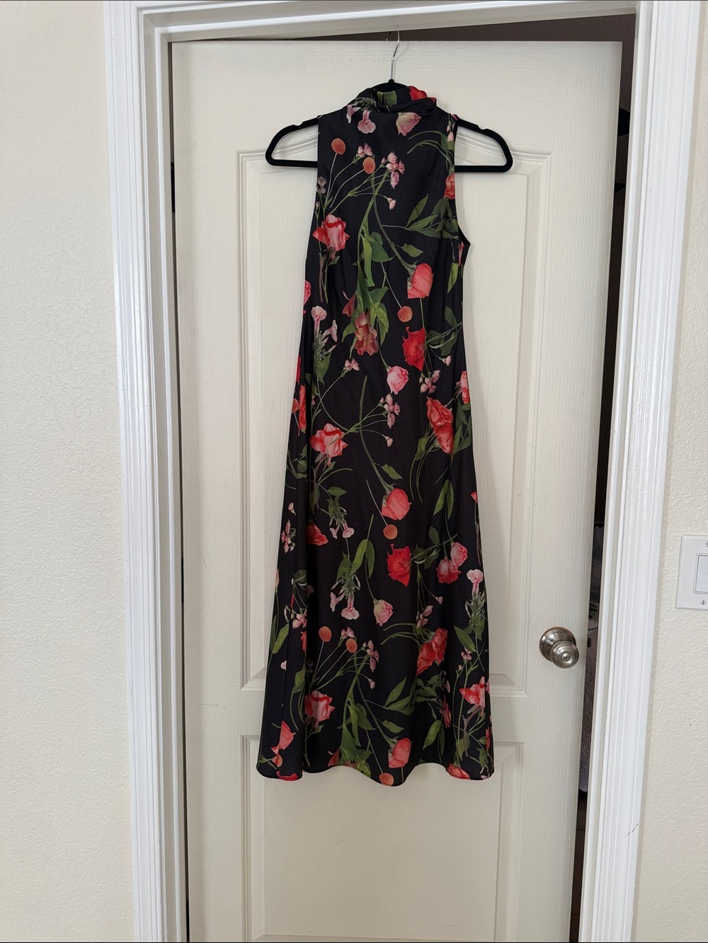 Ted Baker Connihh Floral Cowl Neck Midi Dress